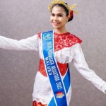 Perwakilan Maluku untuk Miss Universe Indonesia 2023, Grace Bersyeba memperagakan tarian adat Maluku, Tari Lenso (Antara/HO-Grace)-1691054044