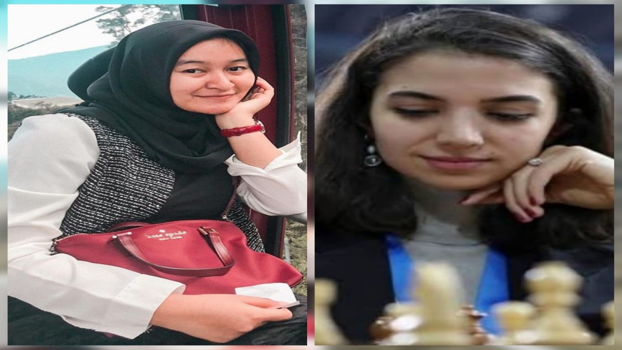 Medina Warda Aulia (kiri) dan Sara Khadem/ist