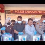 Polres Tarakan musnahkan 9.796,8 gram sabu-1691563268