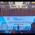 Presiden Joko Widodo saat menyampaikan pidato dalam Munas REI 2023 di Jakarta, Rabu (9/8/2023). (ANTARA/Mentari Dwi Gayati)-1691555361