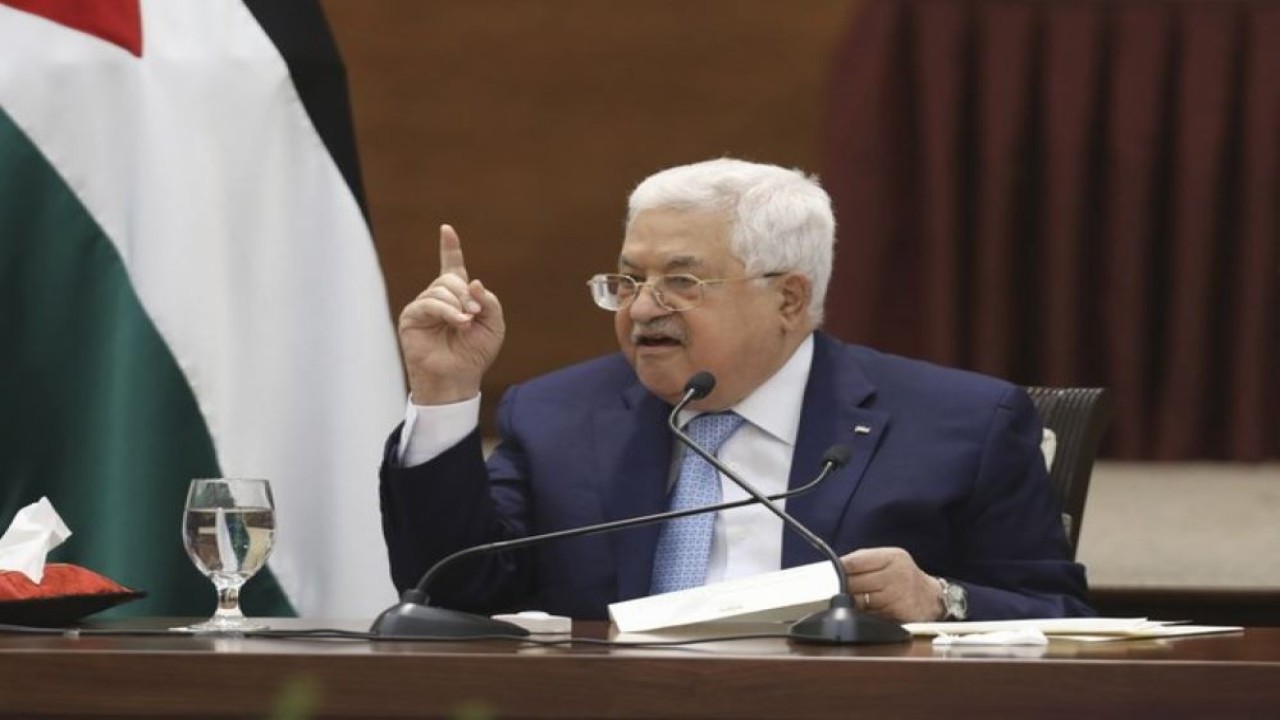 Presiden Palestina Mahmoud Abbas. (Arab News)