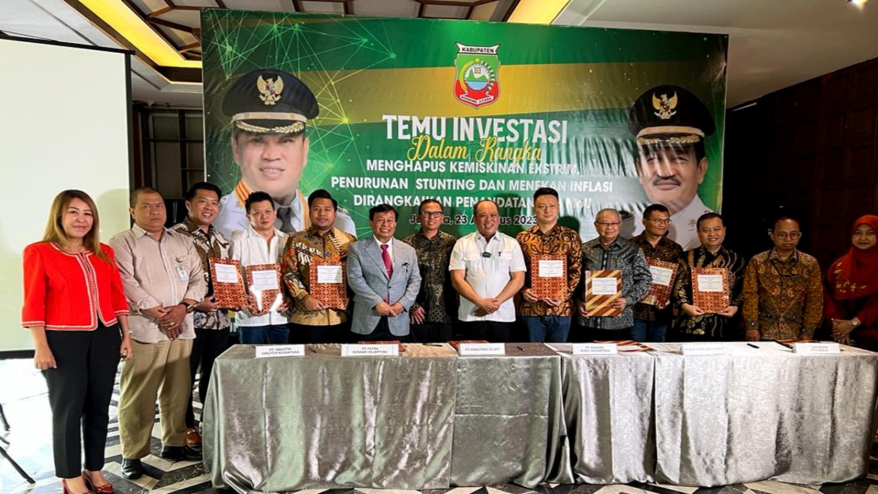 Hari ini Rabu (23/8/2023), PT Industri Smelter Nusantara menandatangani MoU dengan 17 Perusahaan pemilik IUP Nikel.