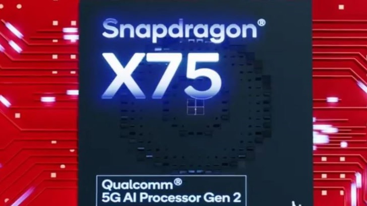 Qualcomm umumkan modem 5G Snapdragon X75 dengan kecepatan 7,5 Gbps. (Gizmochina)