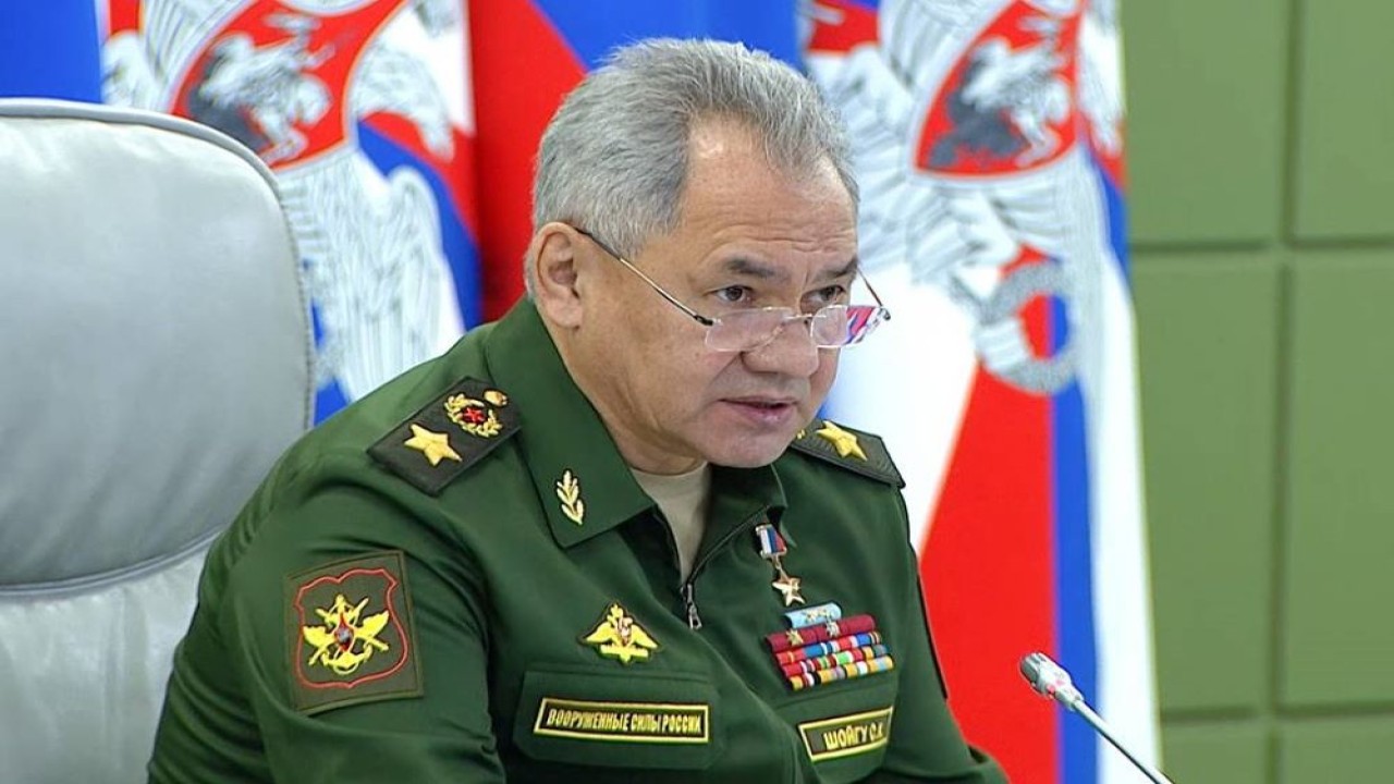 Menteri Pertahanan Rusia Sergey Shoigu. (© Layanan Pers Kementerian Pertahanan Federasi Rusia/TASS)