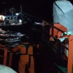 Tim SAR gabungan menemukan kapal pumboat mati mesin dari Tagulandang-Bitung. ANTARA/HO-Humas Basarnas Manado (1)-1693208181