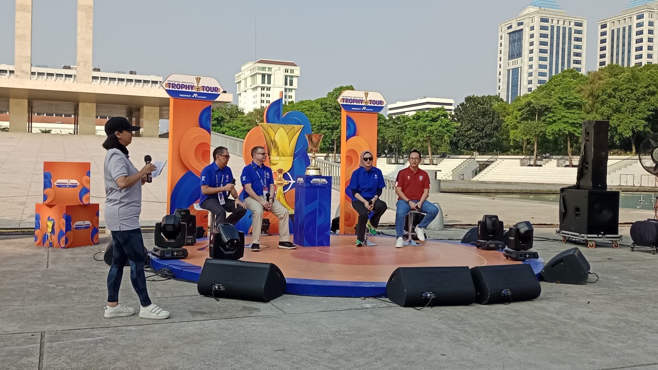 Trofi Piala Dunia Basket 2023 Bakal Diarak Keliling Jakarta