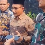 Anggota DPD RI asal Aceh, H. Sudirman S.Sos atau Haji Uma bersama Fadhlullah SE, anggota DPR RI Fraksi Partai Gerindra asal Aceh mendatangi Pomdam Jaya, Jumat (1/9/2023).-1693966665