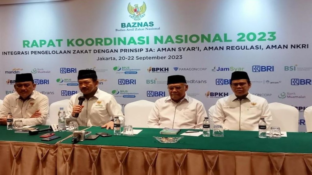 Ketua BAZNAS RI Noor Achmad mengungkapkan, BAZNAS menargetkan menghimpun dana sebasar Rp41 triliun pada 2024. (Adiantoro/NTV)