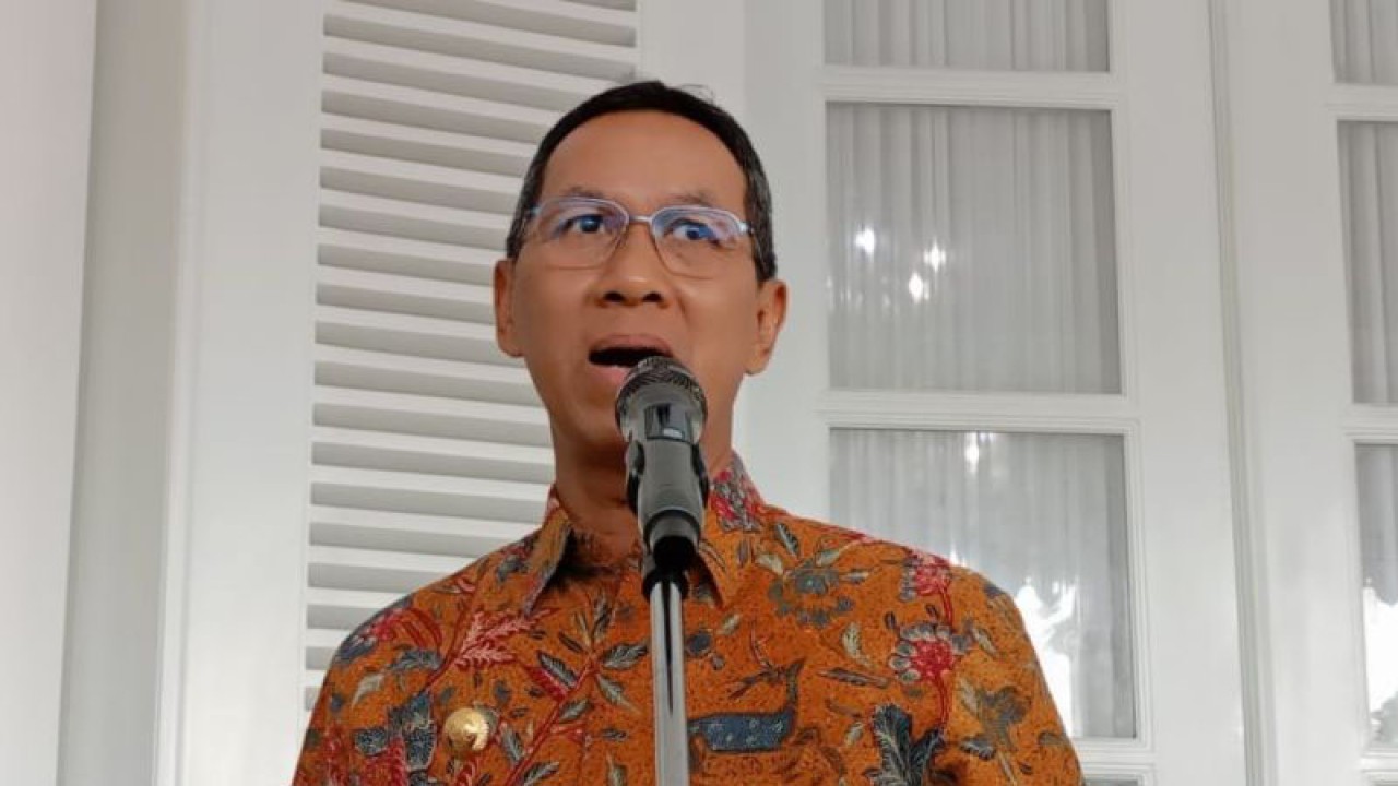 Penjabat Gubernur DKI Jakarta Heru Budi Hartono. (ANTARA/Siti Nurhaliza)