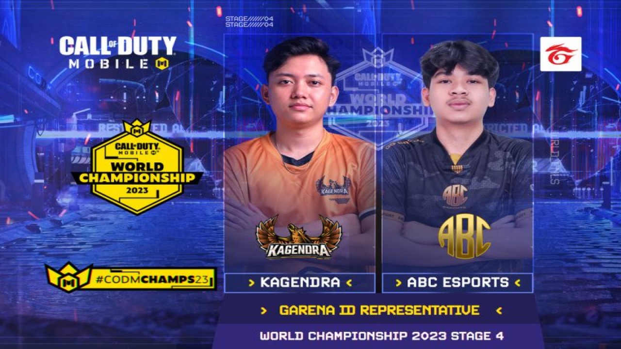 Dua tim esports Indonesia yaitu Kagendra dan ABC Esports siap memperebutkan tempat untuk mengikuti Kejuaraan Dunia CODM 2023. (ANTARA/HO/Garena)