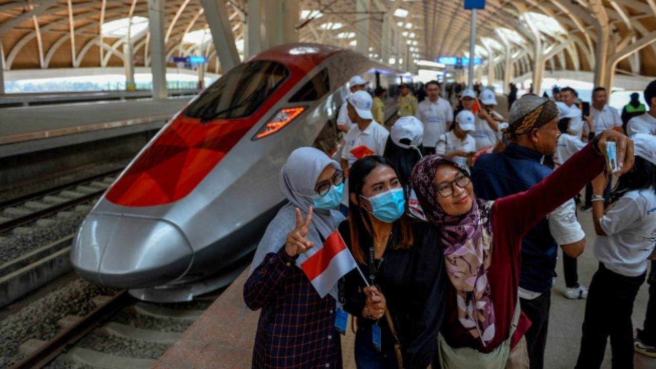 Kereta cepat Jakarta Bandung. (Antara)