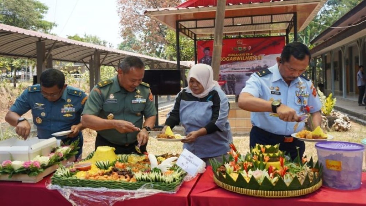 Komando Gabungan wilayah Pertahanan III (Kogabwilhan III) merayakan hari ulang tahun (HUT) ke-4 pada 27 September 2023. (Foto: Istimewa)