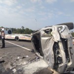 Lima pengurus KONI Ogan Ilir kecelakaan di Tol Indralaya-Prabumulih-1695286700