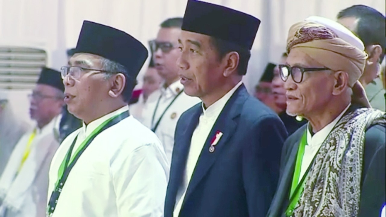 Gus Yahya sebut NU tak bisa jauh dari Presiden Jokowi/Humas PBNU