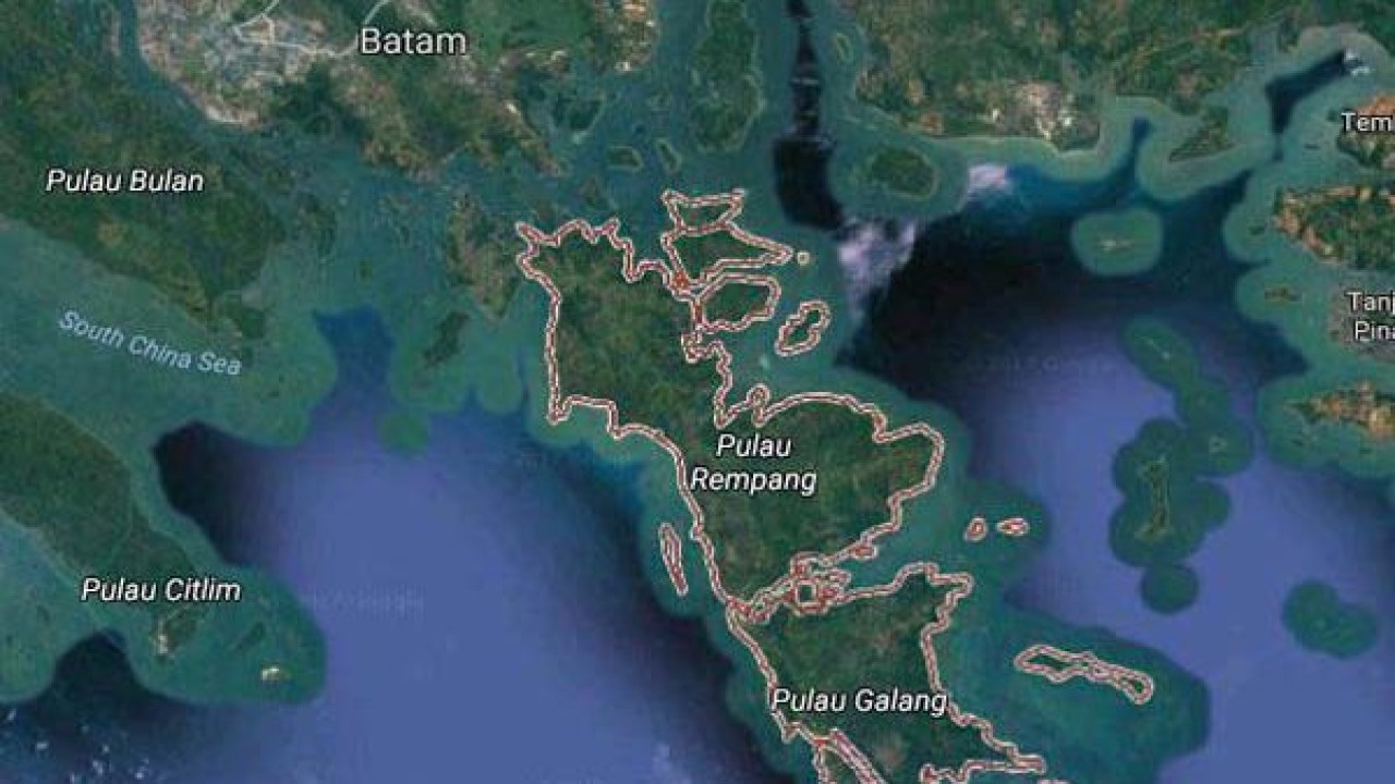 Pulau Rempang. (Net)