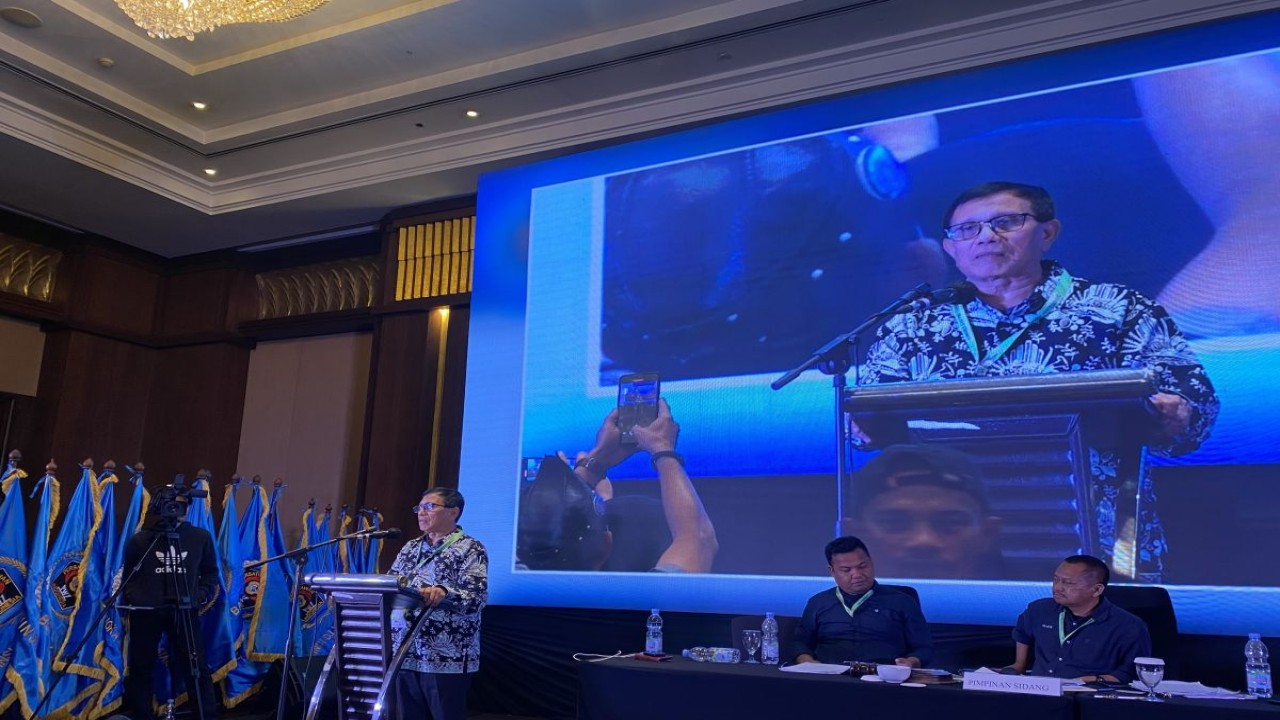 Hendry CH Bangun resmi terpilih jadi Ketua Umum PWI Pusat Masa Bakti 2023-2028 pada Kongres XXV Persatuan Wartawan Indonesia (PWI)  di Kota Bandung, Jawa Barat (Jabar) 25-26 September 2023/ist