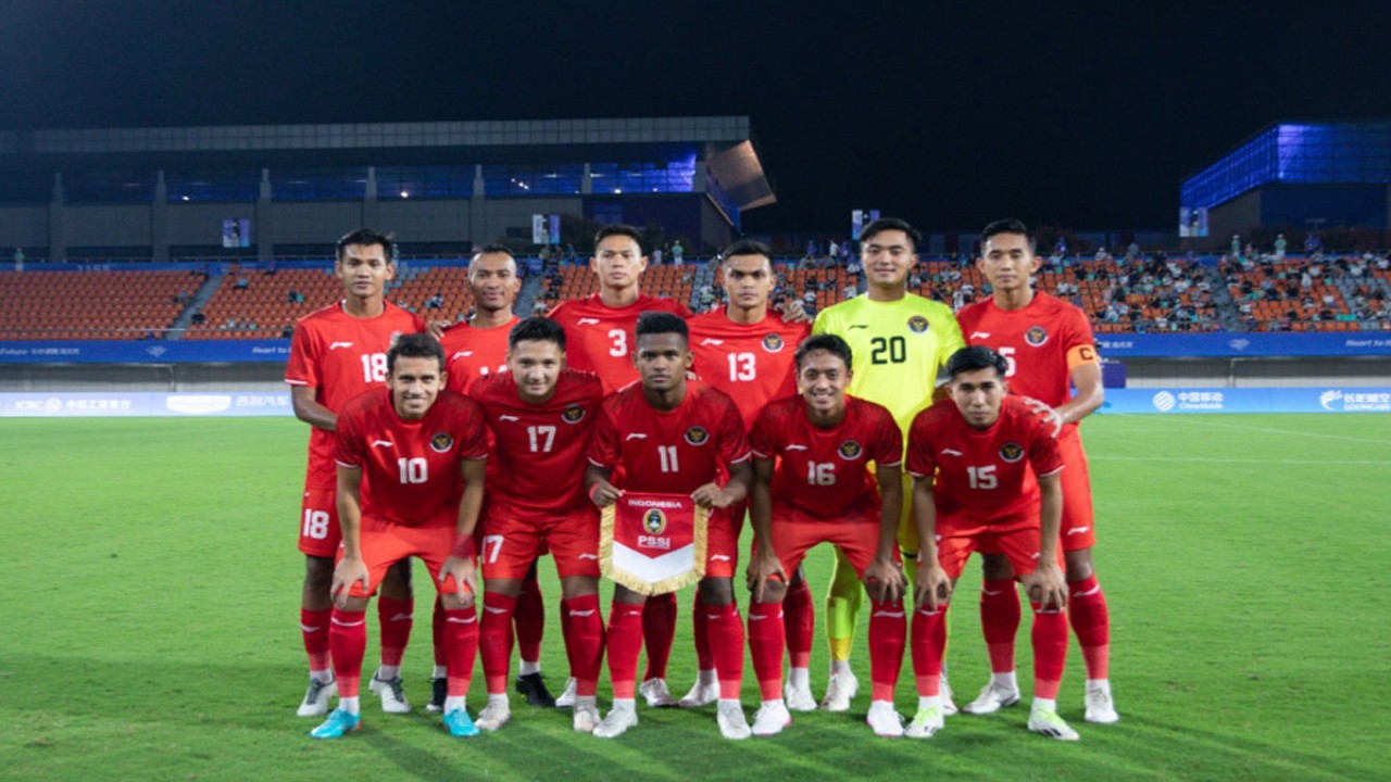 Timnas Indonesia U-24 menang 2-0 atas Kirgistan di pertandingan Asian Games 2023. (foto: dok.Pssi.org)