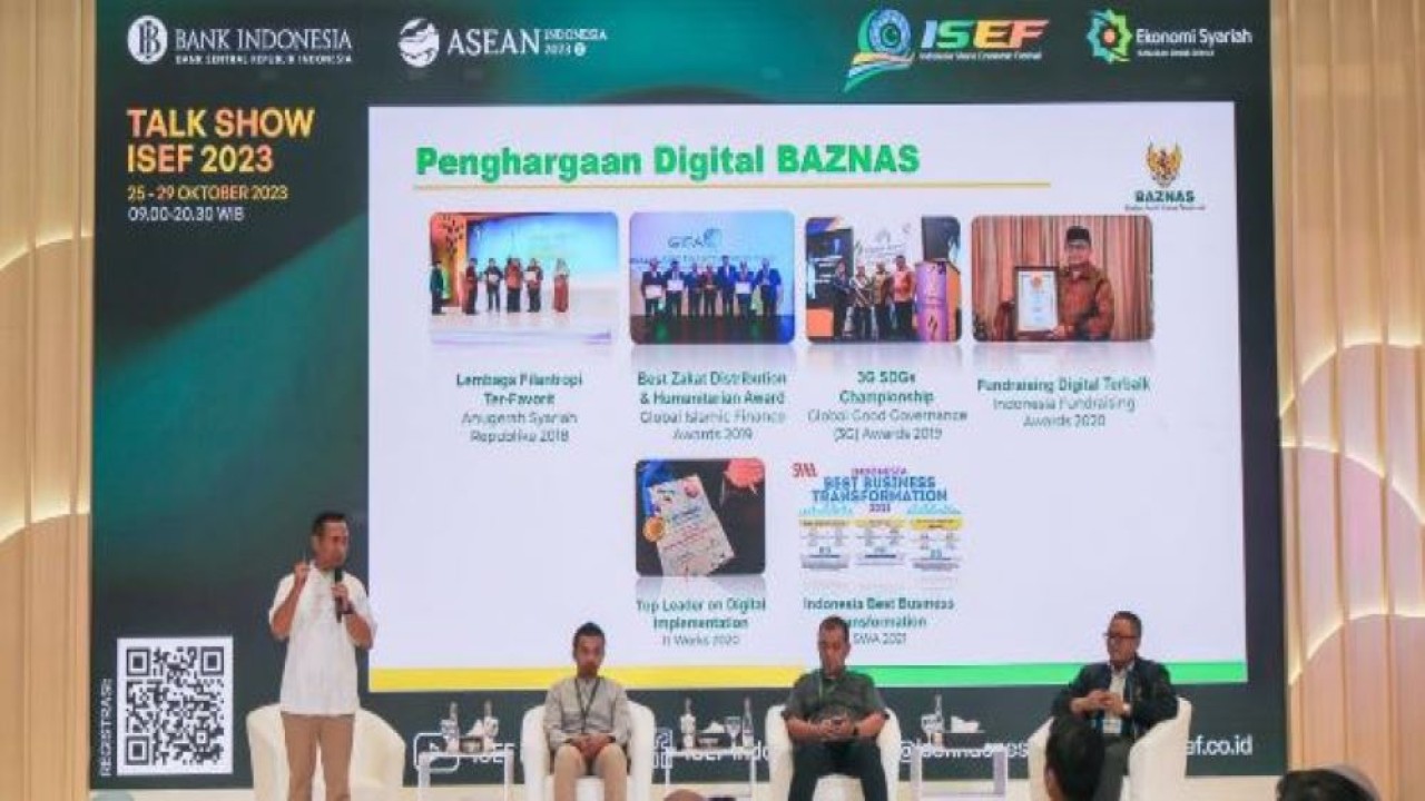 Wakil Ketua BAZNAS RI, Mo Mahdum mengungkapkan, besarnya potensi zakat, infak dan sedekah (ZIS) melalui platform digital. (Istimewa/baznas.go.id)