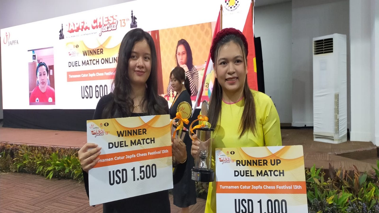 GMW Dewi AA Citra (kiri) bersama GMW dari Vietnam Nguyen Thi Mai Hung