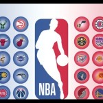 Ilustrasi liga bola basket Amerika Serikat, NBA, dan 30 tim pesertanya. (ANTARA/Gilang Galiartha)-1698302177