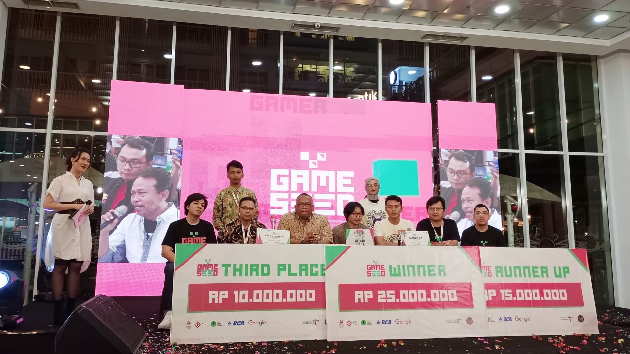 Inkubasi dan Kompetisi Pengembang Game Mobile Terbesar di Indonesia di acara puncak Gameseed