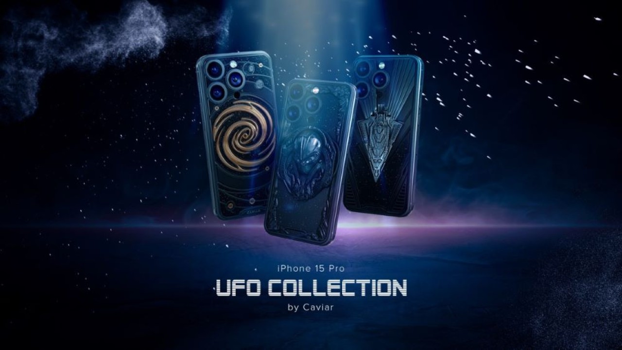 Caviar memperkenalkan iPhone 15 desain UFO dalam menyambut Hallowen. (GSM Arena)