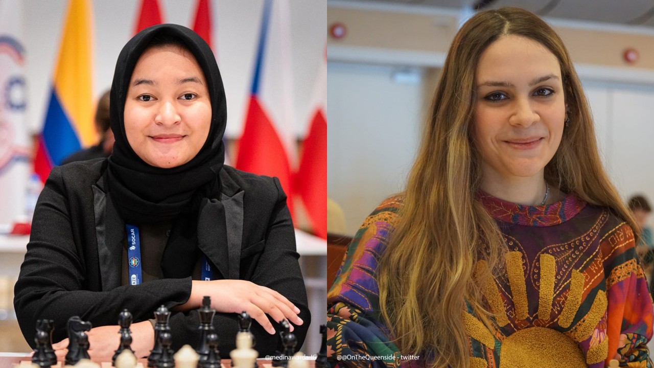 Medina Warda Aulia (kiri) dan Teodora Injac/ist