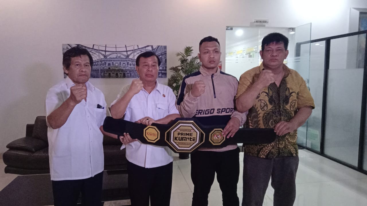 Ketua Umum PB Karate-Do Tako Indonesia Nurdin Tampubolon mengapresiasi prestasi atletnya, Saputra Parmonangan Harianja yang menjuarai Prime Kumite Championship.