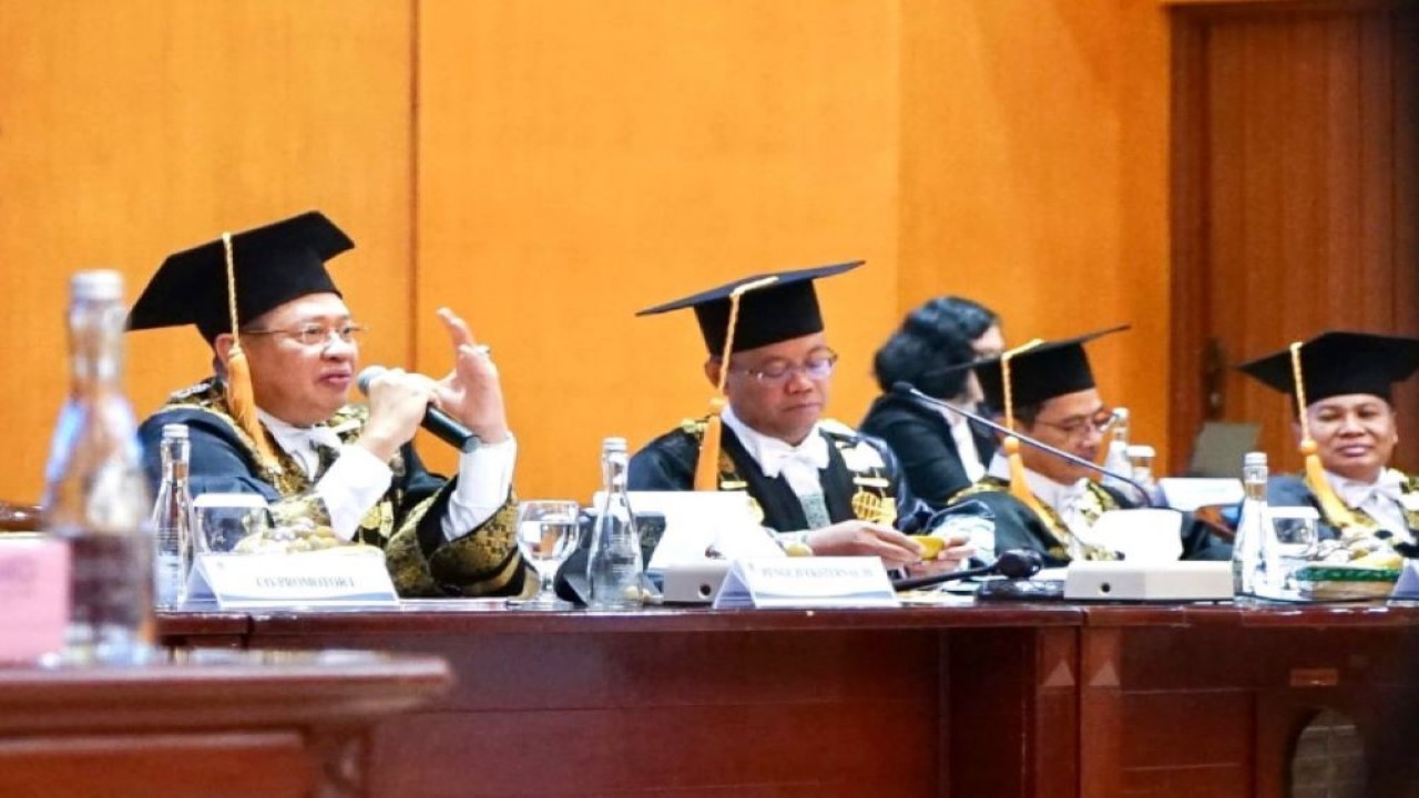 Ketua MPR RI sekaligus Wakil Ketua Umum Partai Golkar dan Dosen Pascasarjana Universitas Borobudur, Universitas Terbuka dan Universitas Pertahanan RI (UNHAN) Bambang Soesatyo