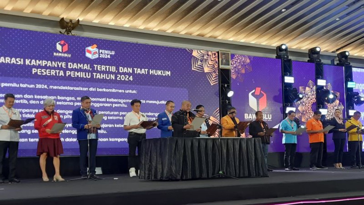 Perwakilan Partai Politik (parpol) Peserta Pemilihan Umum (Pemilu) 2024 ...