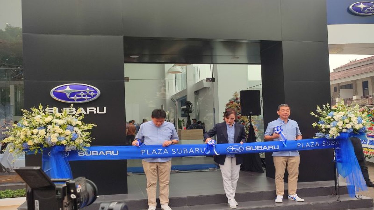 Grand opening Plaza Subaru Tebet, Jakarta Selatan, Kamis (23/11/2023). (ANTARA/Rina Nur Anggraini)