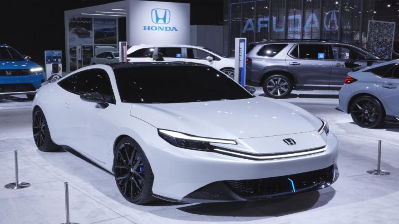 Honda menghadirkan mobil Prelude Concept di pameran Los Angeles Auto Show 2023 (ANTARA/HO-Honda)