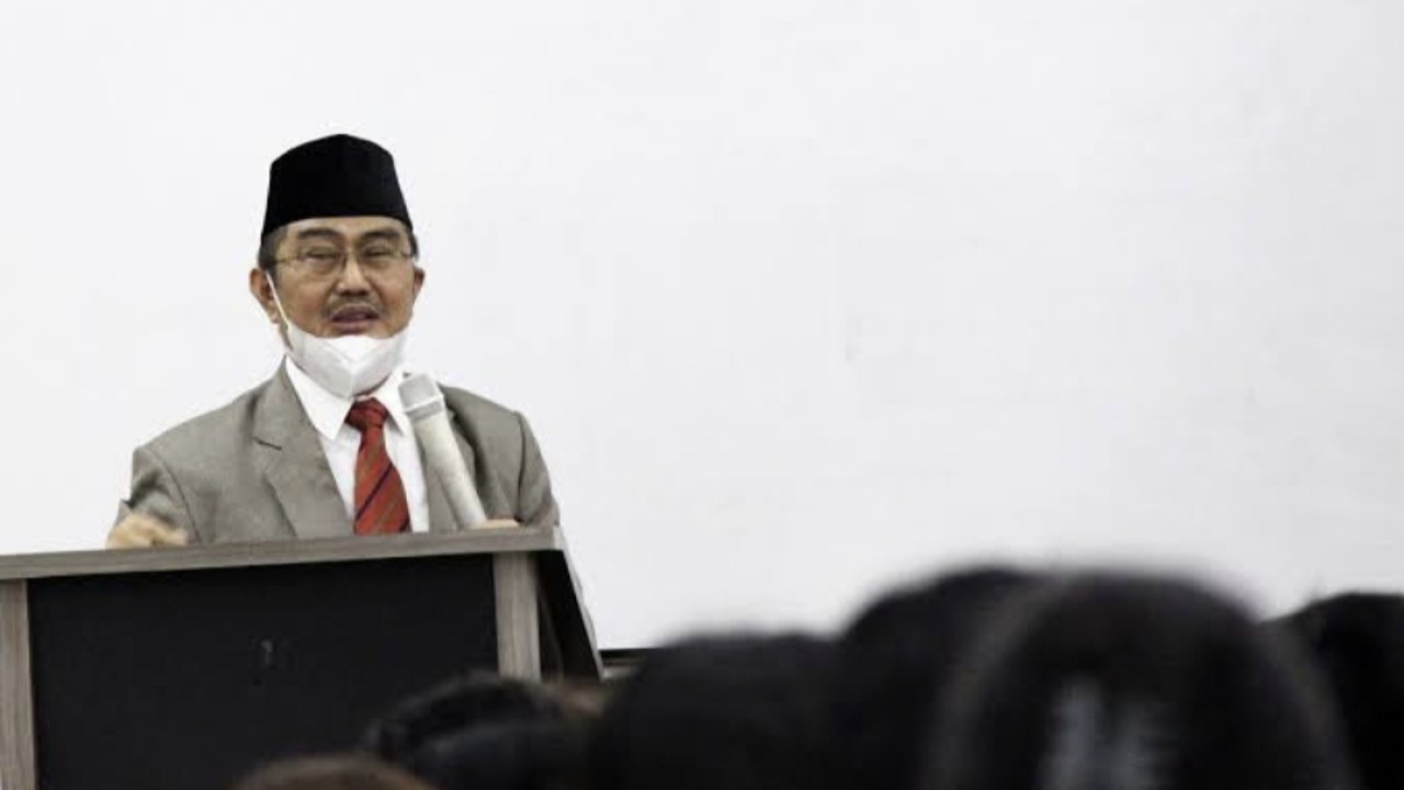 Jimly Asshiddiqie, selaku Ketua Dewan Penasihat Ikatan Cendikiawan Muslim Indonesia