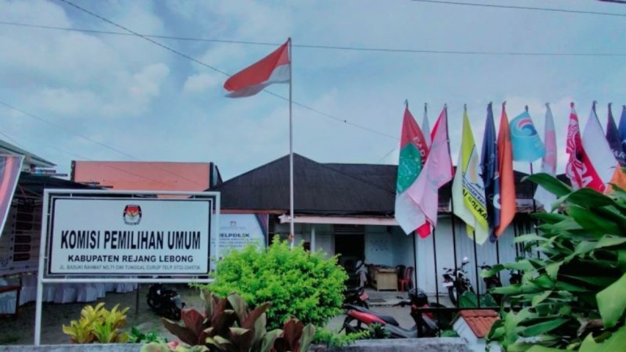 Kantor KPU Rejang Lebong. ANTARA/dok/Nur Muhamad