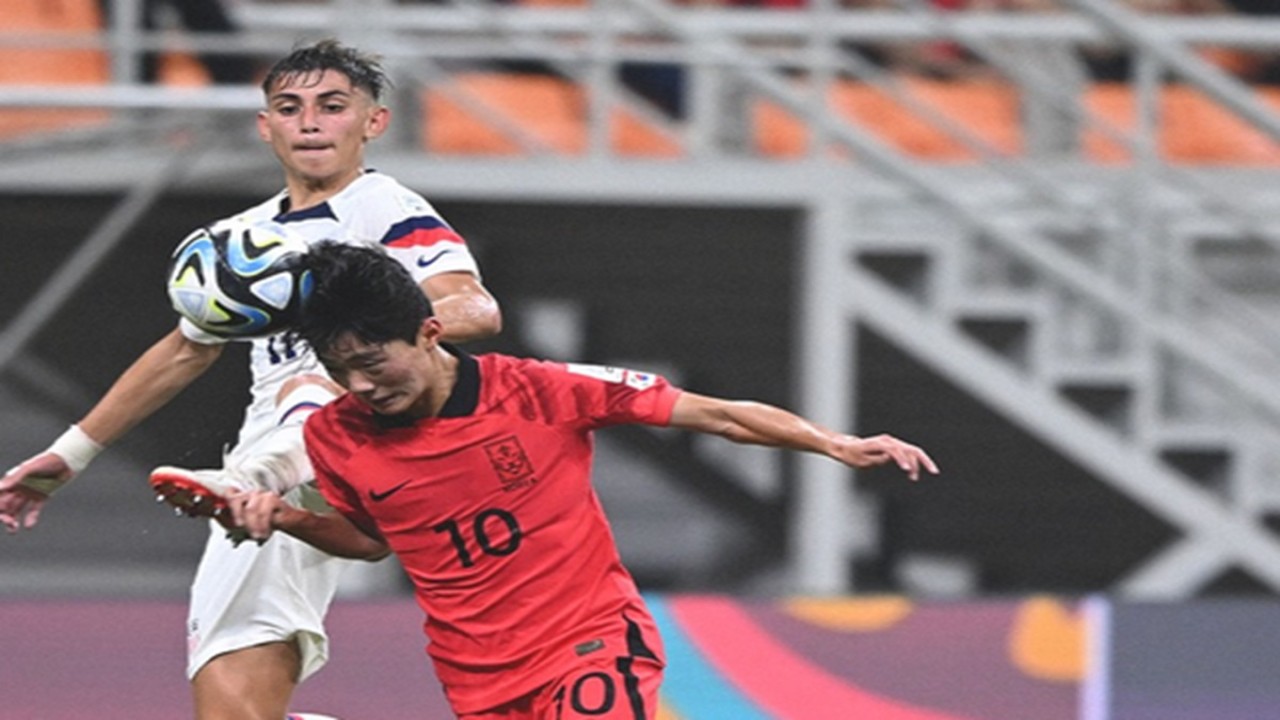 Tim nasional Korea Selatan U-17 saat menghadapi Amerika Serikat U-17/ist 