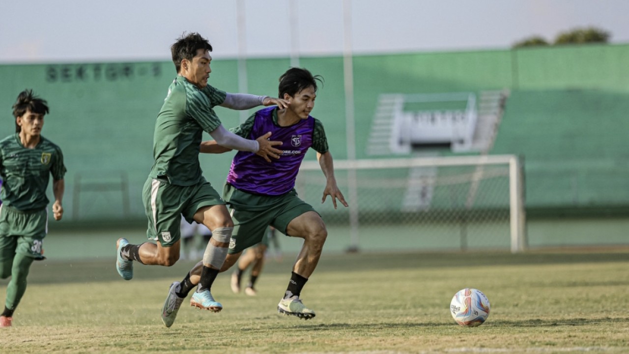 Latihan skuad Persebaya Surabaya