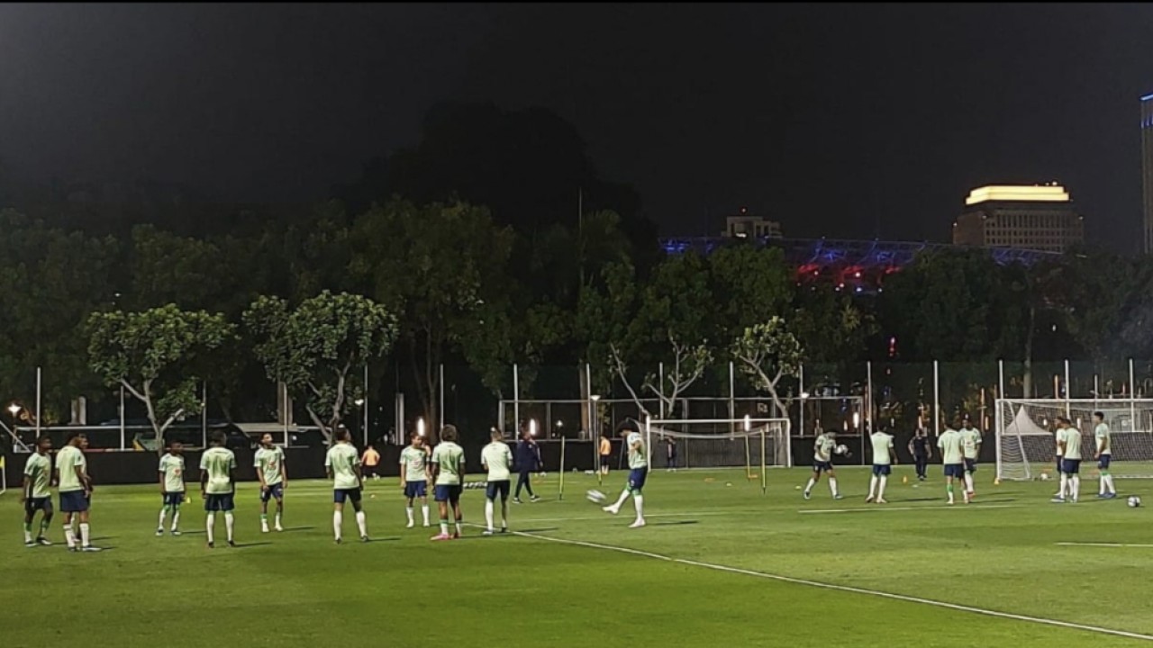 Latihan Timnas Brazil U-17