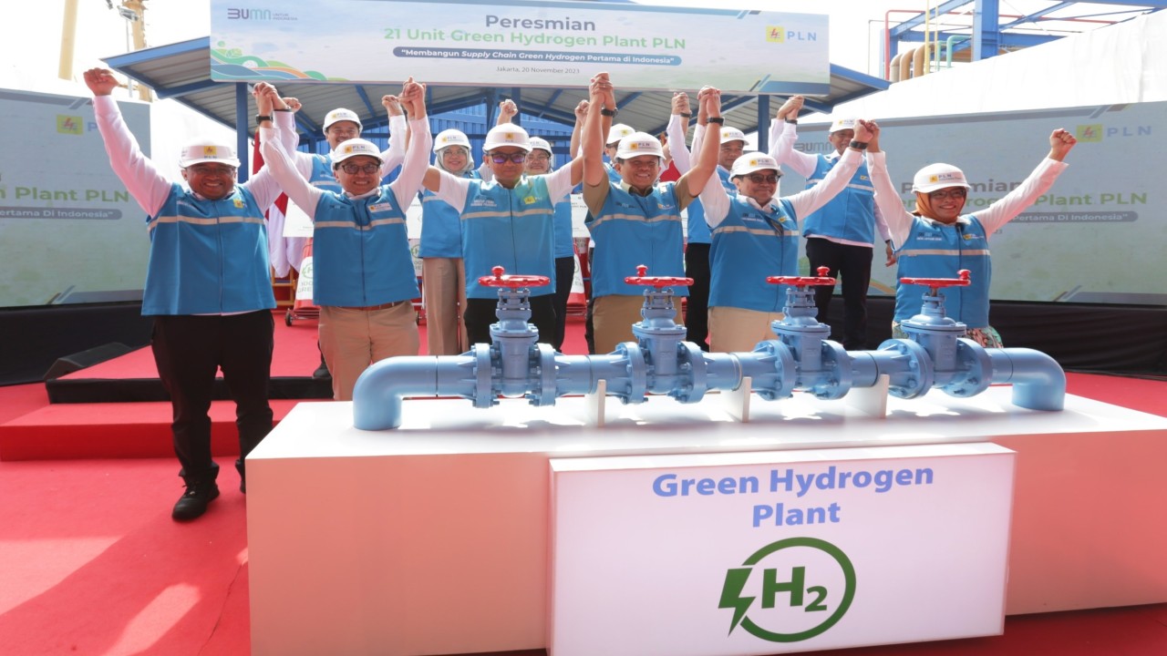 PLN  akan menghadirkan Hydrogen Refueling Station (HRS) atau stasiun pengisian hidrogen pertama di Indonesia. Foto (Istimewa)