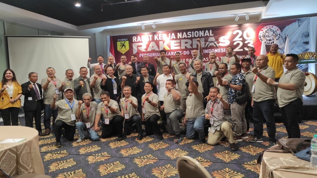 Rakernas 2023 Perguruan Karate-Do Tako Indonesia.