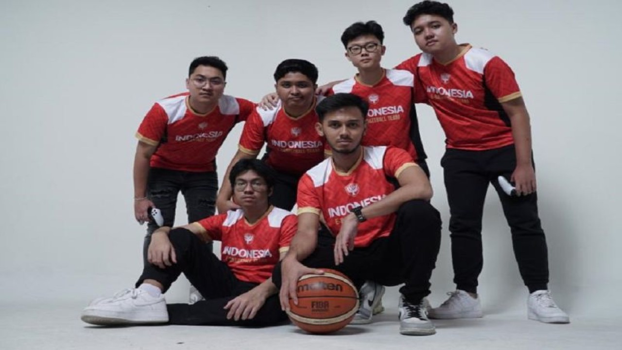 Timnas Esports Basket Indonesia. ANTARA/HO-Perbasi