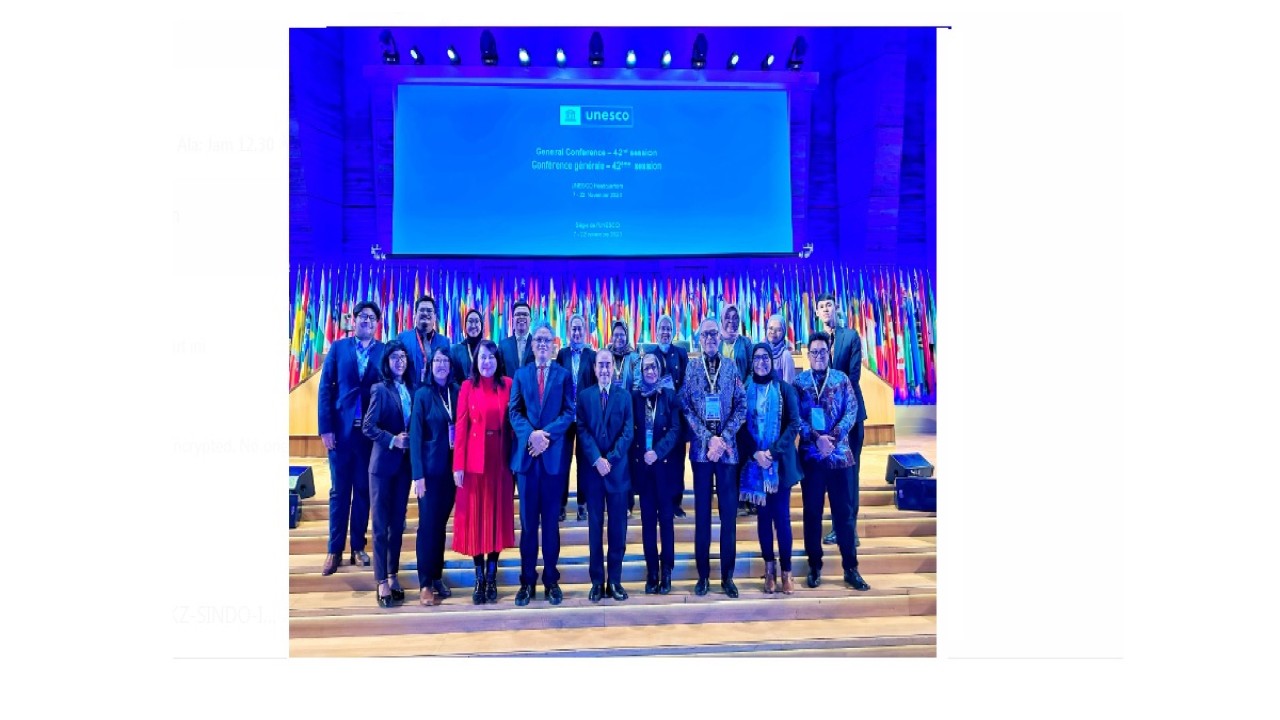 Konferensi Umum UNESCO ke-42 di Markas Besar UNESCO di Paris, Prancis/ist