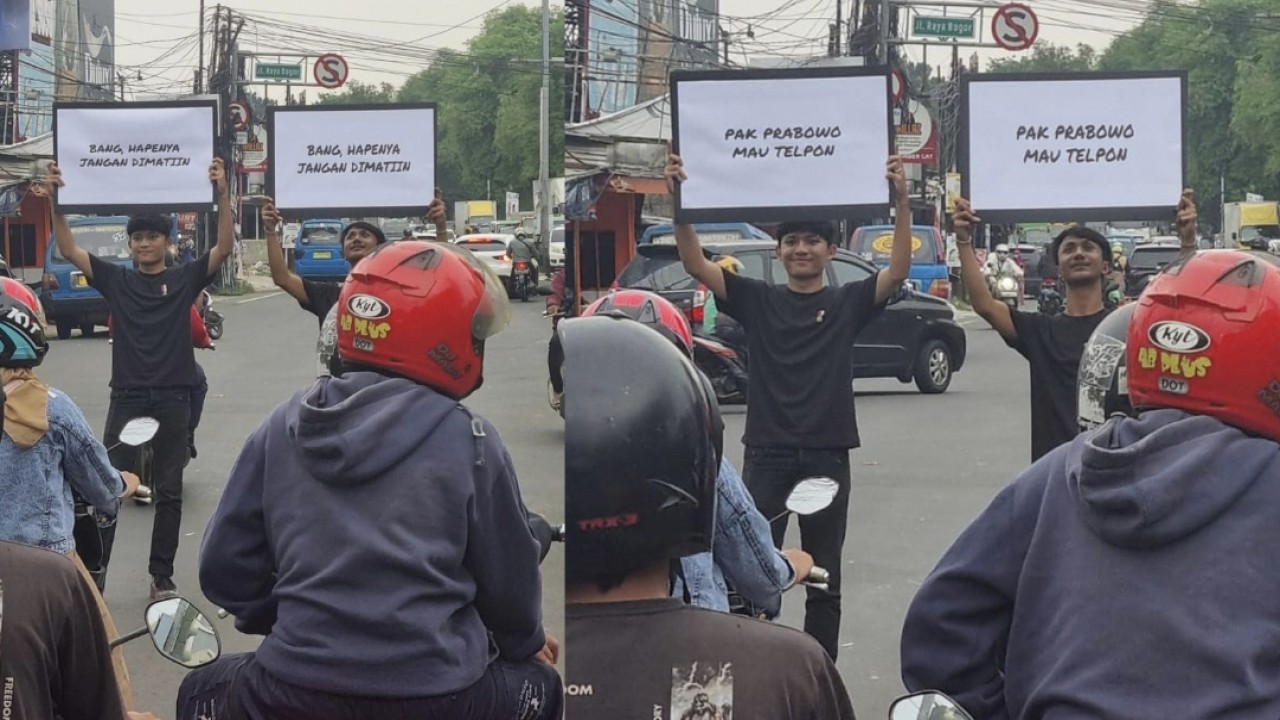 Anak Muda Berani Jadi Menteri Prabowo Curi Perhatian Masyarakat Di Lampu Merah