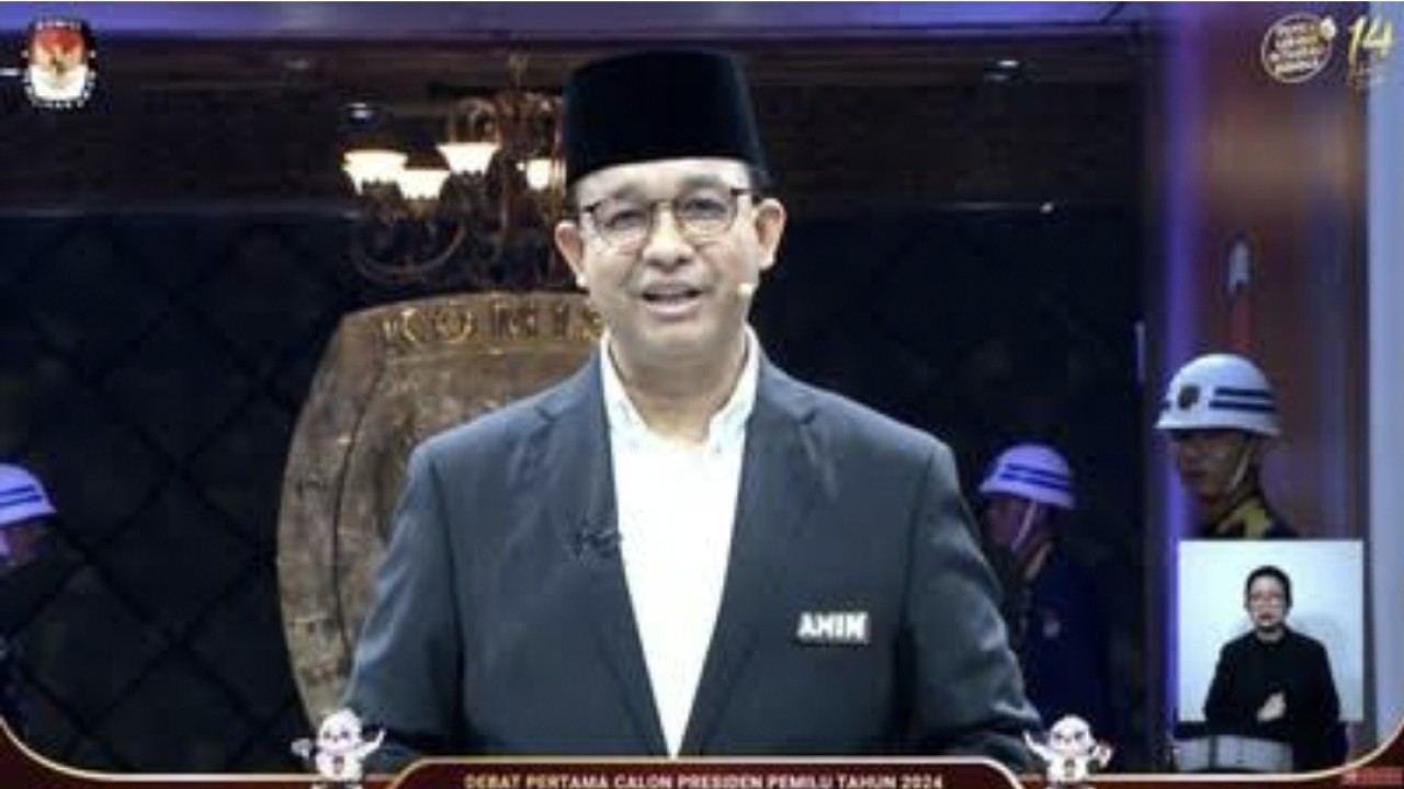 Anies Baswedan capres nomor urut 1