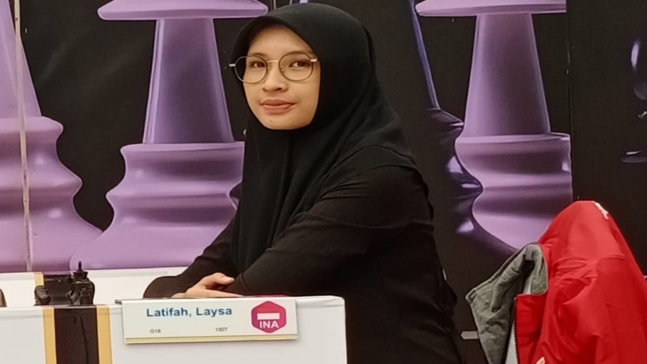 Laysa Latifah merebut medali emas catur standar kategori G18 Asian Youth Chess Championship 2023 yang berlangsung di Uni Emirat Arab/ist