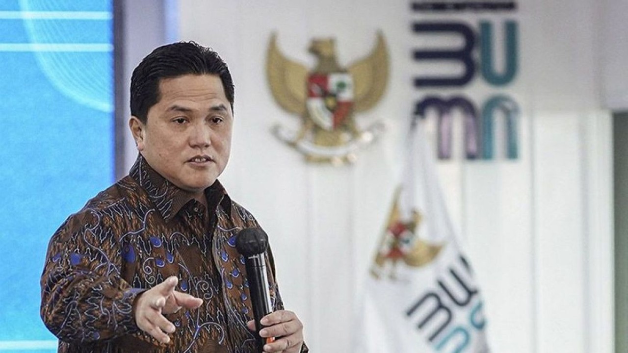 Menteri BUMN sekaligus Ketua Umum Masyarakat Ekonomi Syariah (MES) Erick Thohir/ist