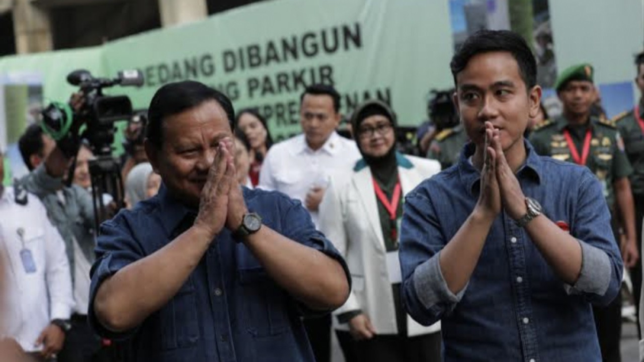 Capres cawapres nomor urut 2, Prabowo Gibran