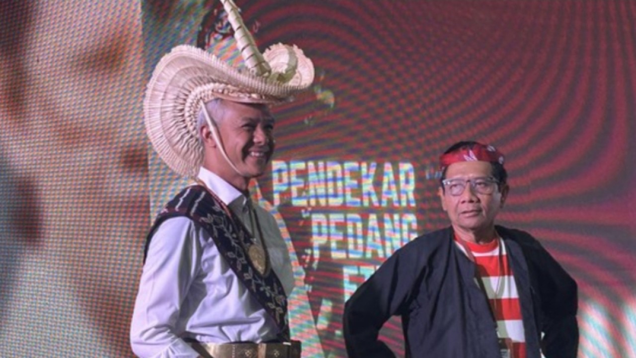 Ganjar Pranowo dan Mahfud MD