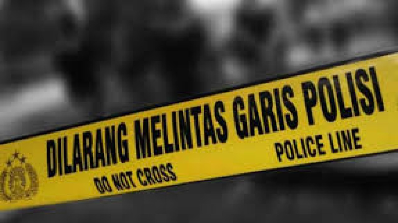 Ilustrasi garis polisi/ist 