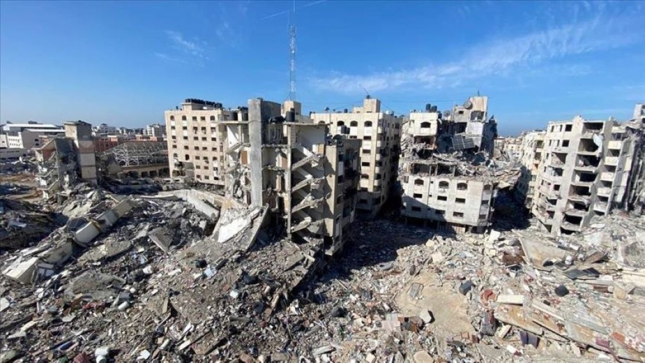 Juru bicara badan PBB untuk urusan anak-anak (UNICEF) James Elder mengatakan, Gaza selatan saat ini menghadapi "pengeboman terburuk" sejak serangan Israel pada 7 Oktober. (Anadolu Agency)