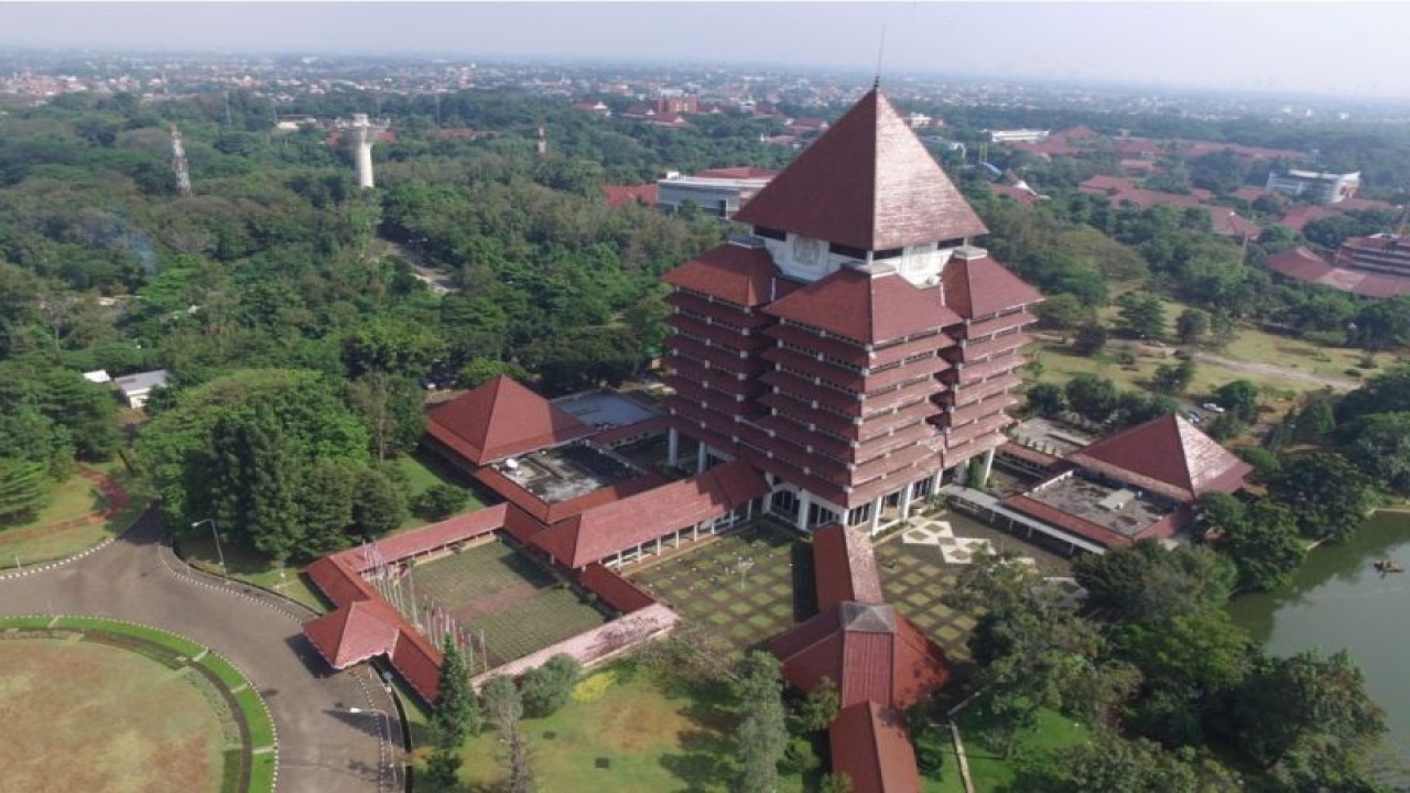 Gedung rektorat UI. (ANTARA/HO: Humas UI)